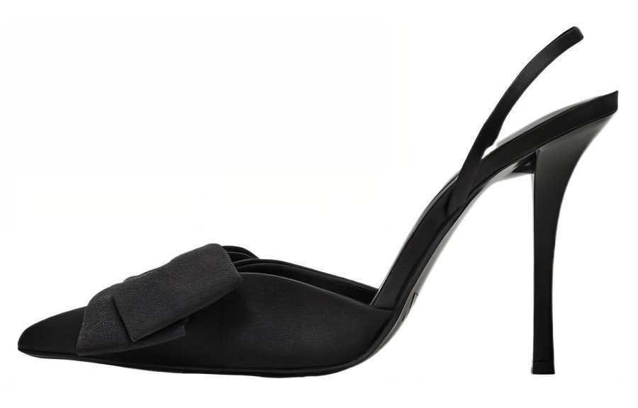 ZARA Slim Heel High Heels 10cm Women's Black