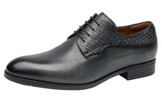 SAINT ANGELO Leather Dress Shoes Men's Gray