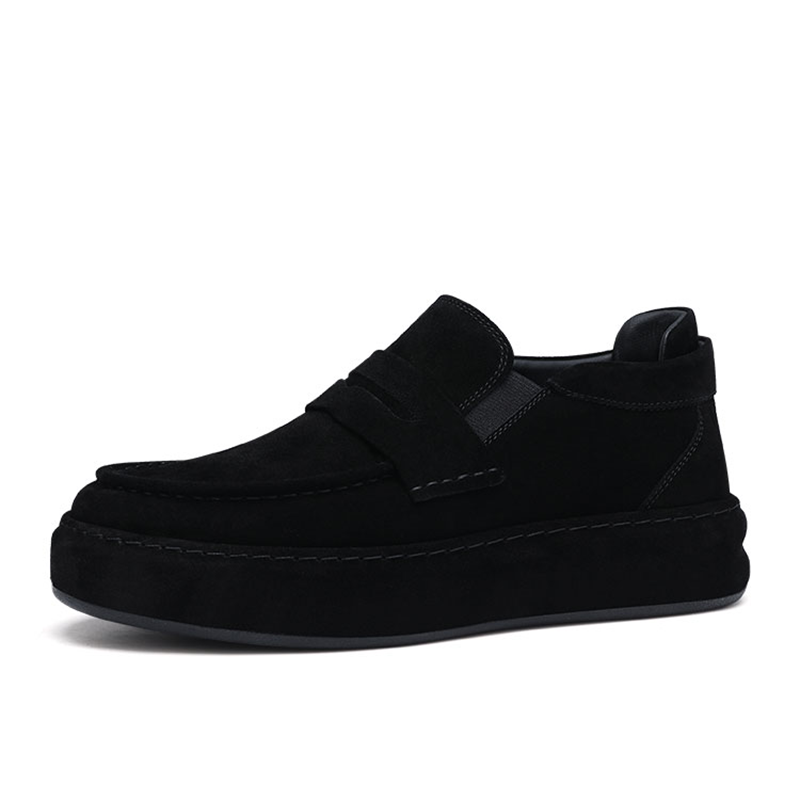 U7 Men's Casual Shoes Men's High Top Black