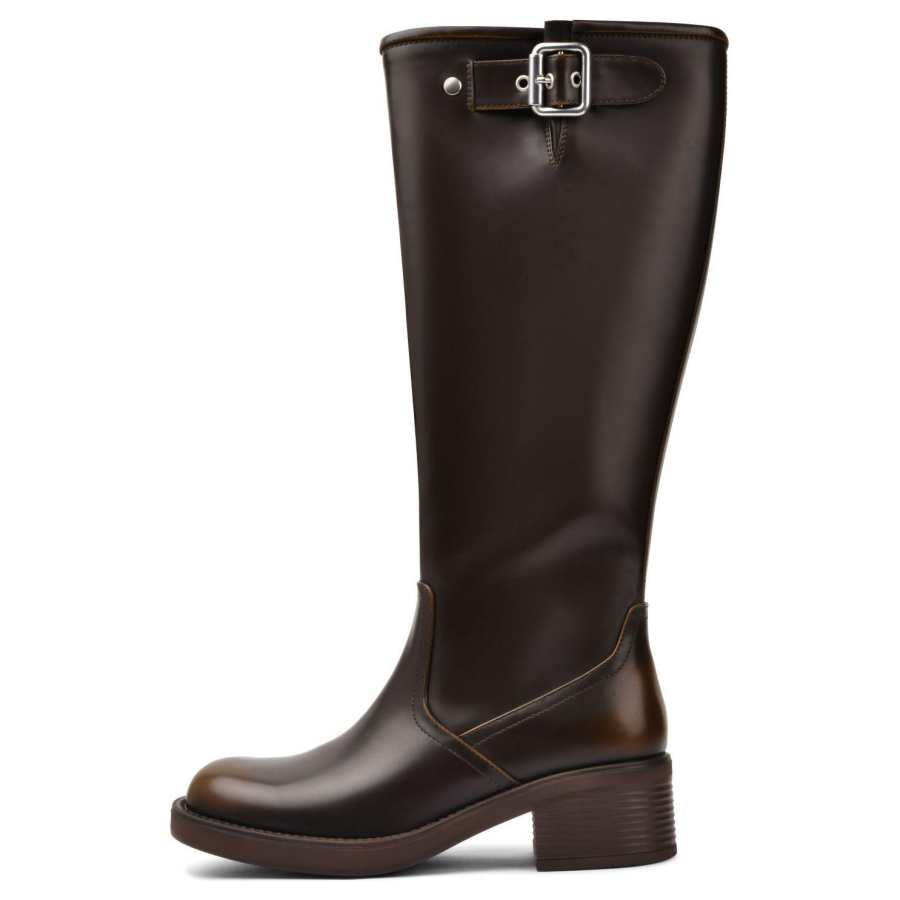 TOOMANYSHOES Knight Medal Knee high Boots Women's