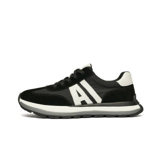 AQUASCUTUM Cow Split Leather Versatile Low top Casual Shoes Men's