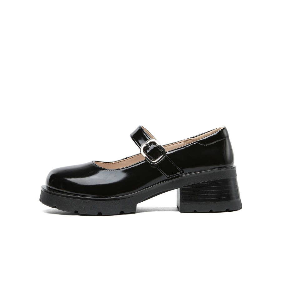 RITAI Mary Jane Shoes 5CM Women's Black