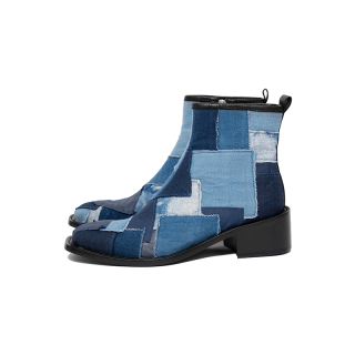 SYMBOLS OF LIGHT Ankle Boots Men's Blue