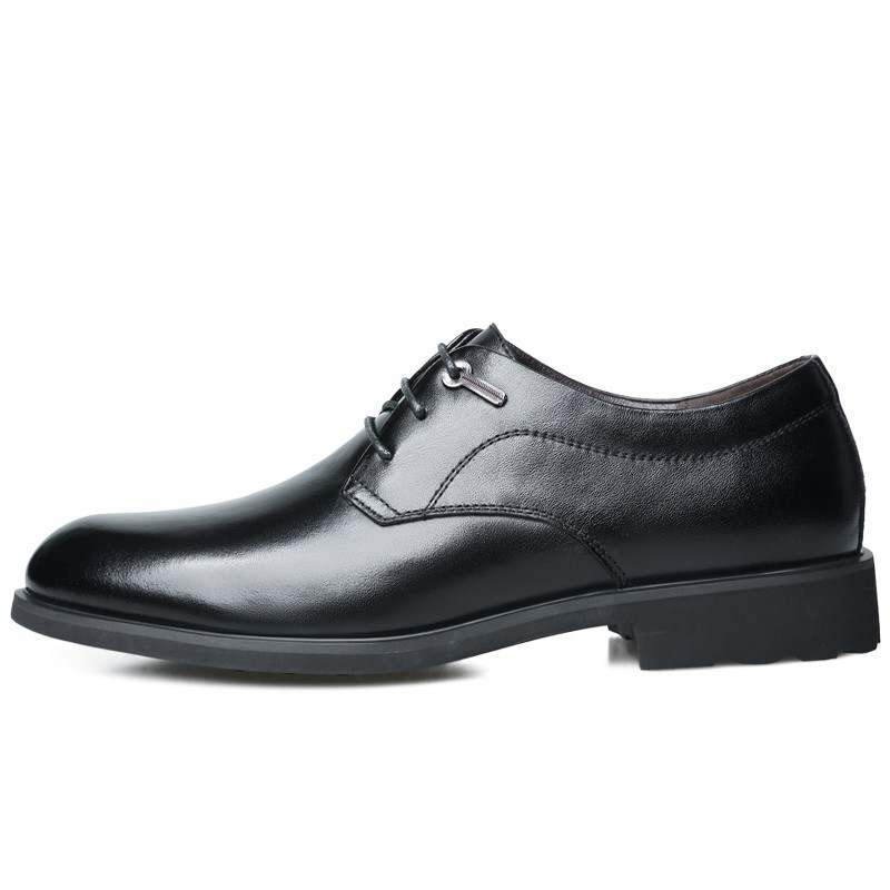 Poitulas Microfiber Leather Dress Shoes Men's Black