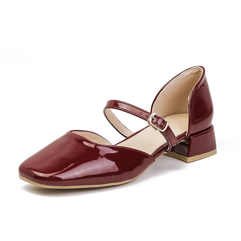 ZUOMILUO Microfiber Leather Chunky Heel High Heels Women's