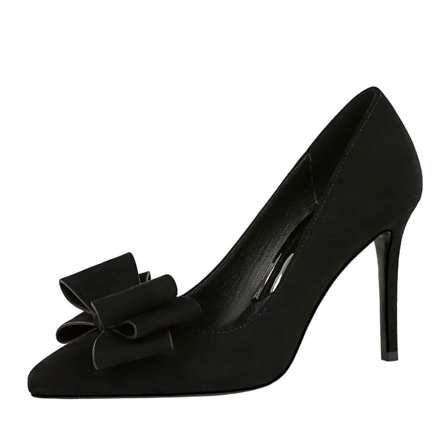 Bamiti Bamiti Microfiber Leather High Heels Women's