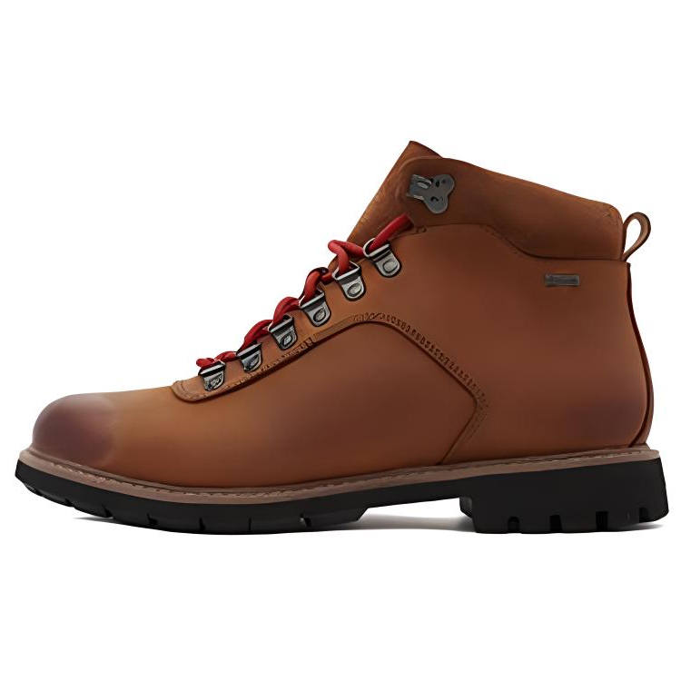 Clarks Bet Collection Cow Leather Outdoor Boots Men's Tan