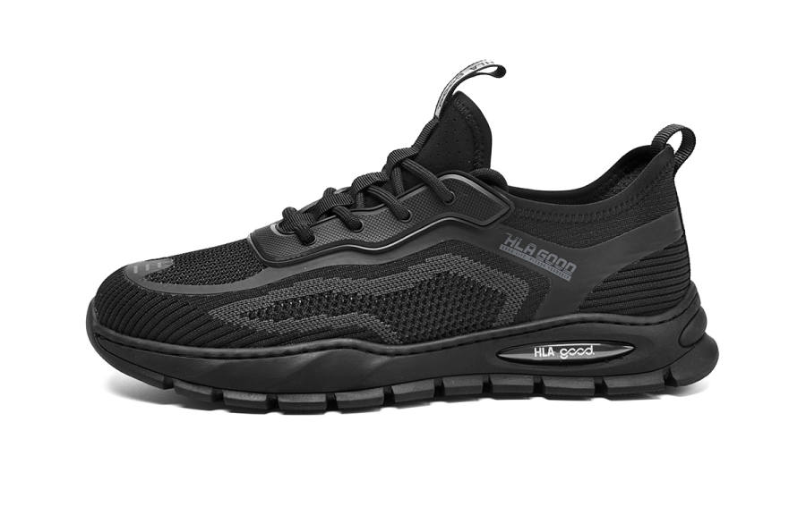 HLA Casual Shoes Men's Low Top Black/Gray