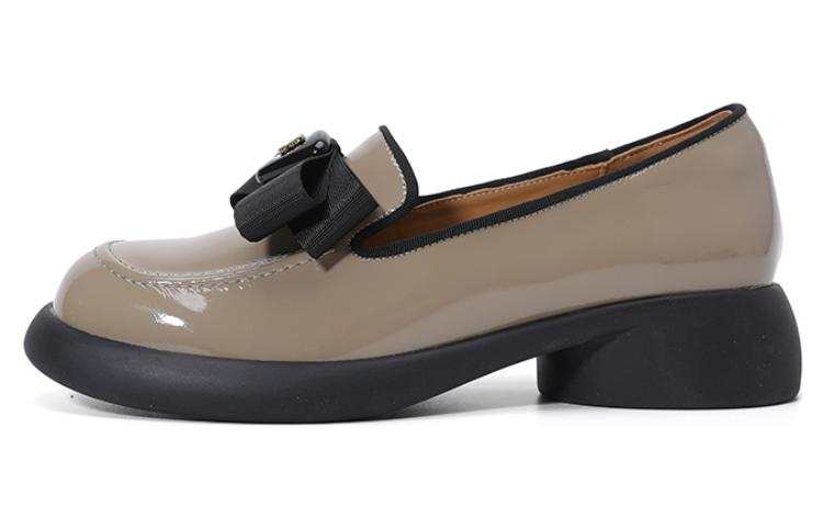 DAPHNE DAPHNE Loafers Women's Khaki/Black/Burgundy