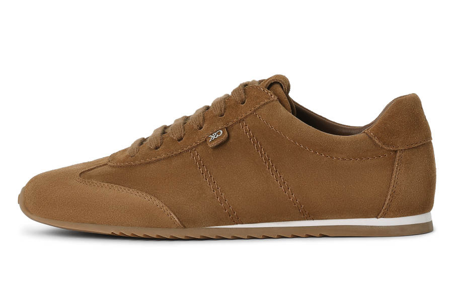 CHARLES&KEITH Small Ck Top Grain Cow Leather Low top Casual Shoes Women's