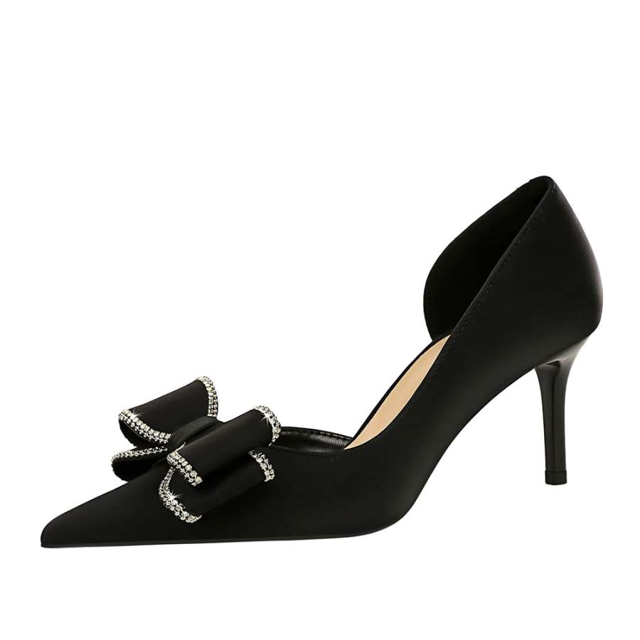 QITUMAUL Slim Heel High Heels 7cm Women's