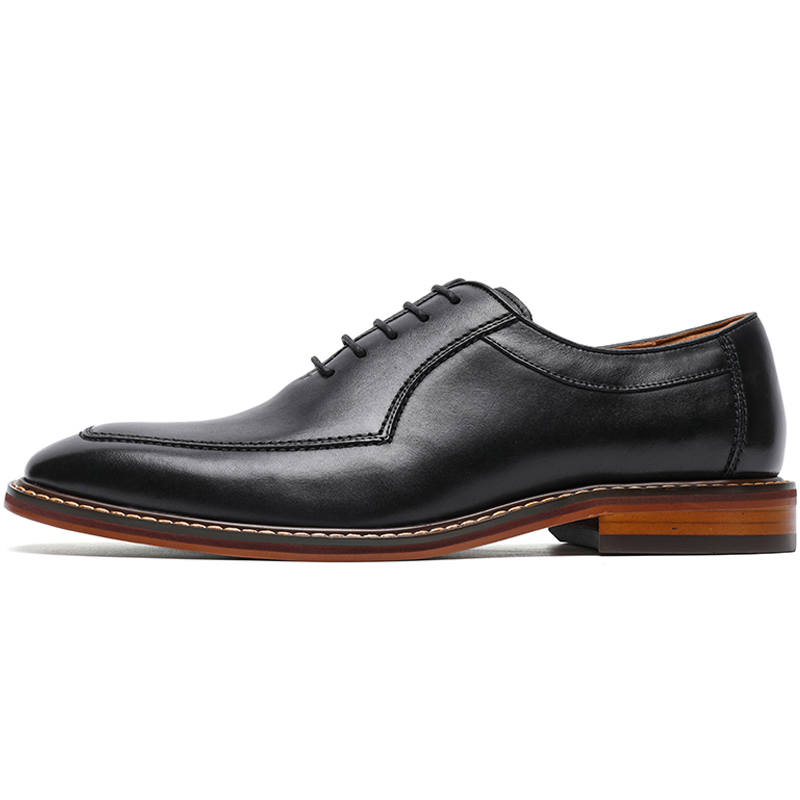 SHUPATE Dress Shoes Men's Low Top Black/Brown