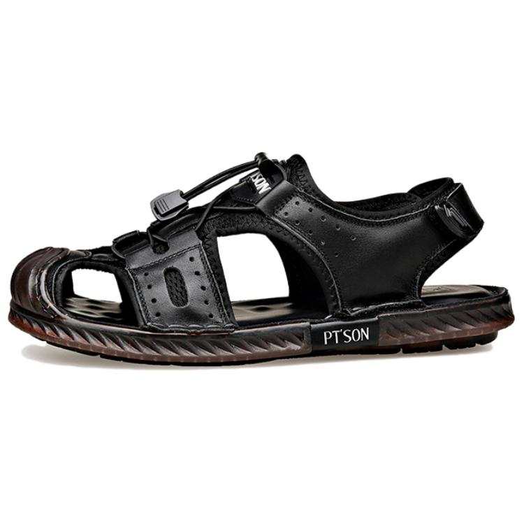PT'SON Top Grain Cow Leather River Trekking Shoes Men's