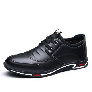 PTLS Cow Split Leather Casual Leather Shoes Men's