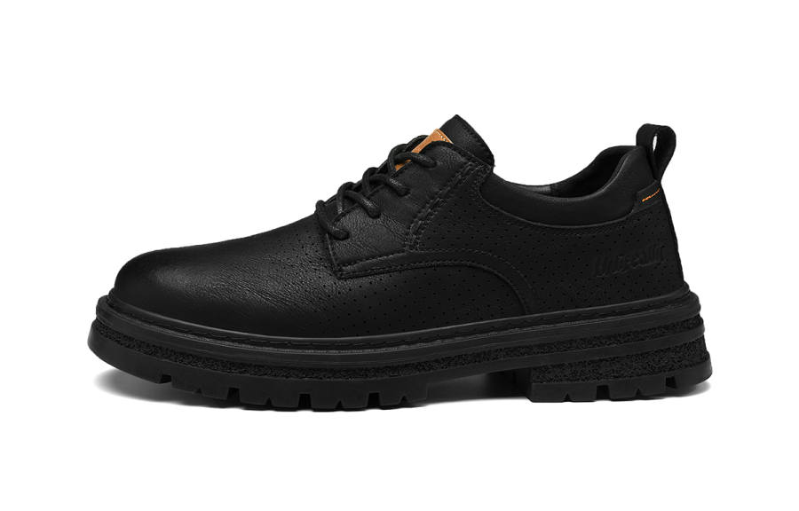 HLA Men's Casual Shoes Men's Low Top Black/Brown