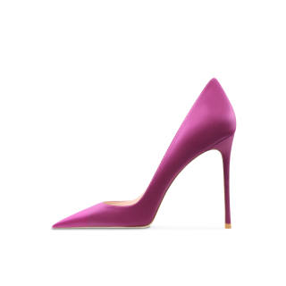 Ganxiaojie Slim Heel High Heels Women's Rose Red