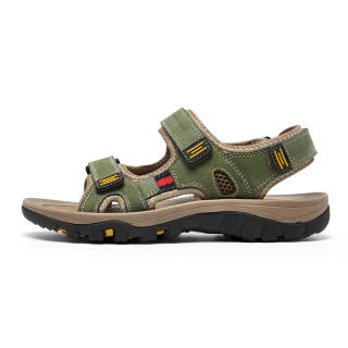 GONG NIU JU REN Synthetic Leather Beach Sandals Men's