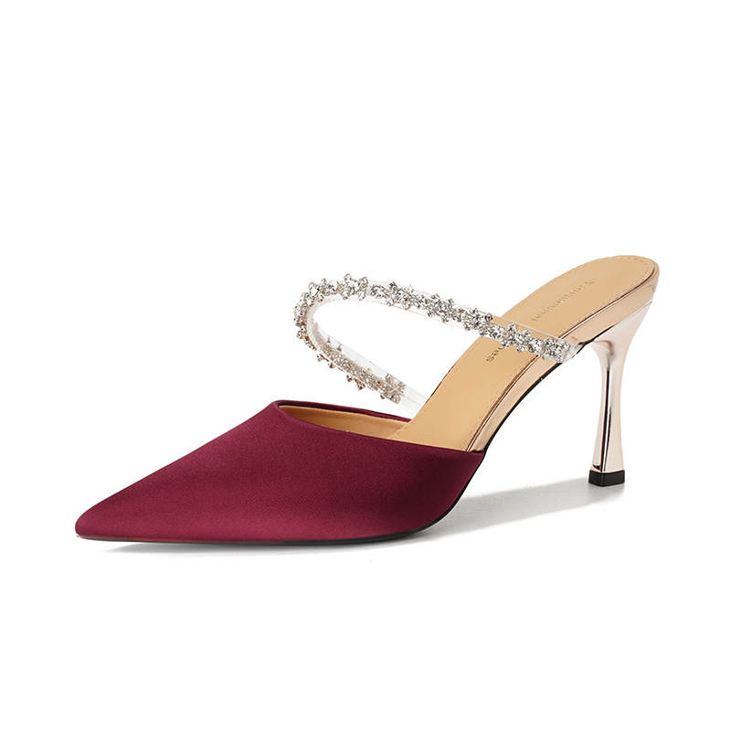 RoseDoris RoseDoris Rubber Sole Closed Toe Slippers Women's