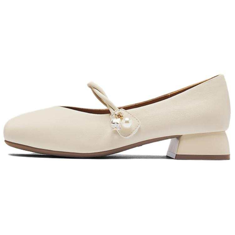 AGSDON Artificial Leather Mary Jane Shoes 3.5cm Women's