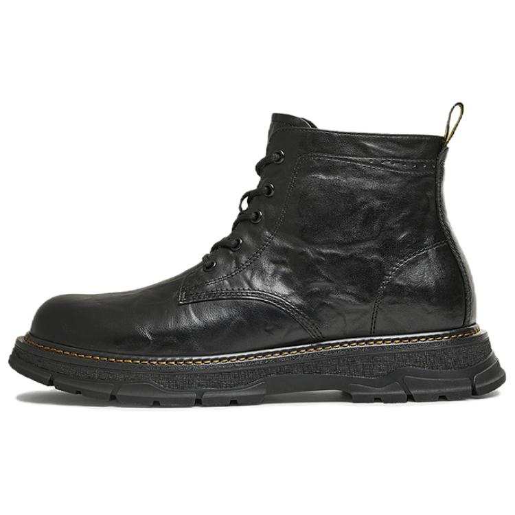 Tata Tata Short Mid Calf Combat Boots Men's Black