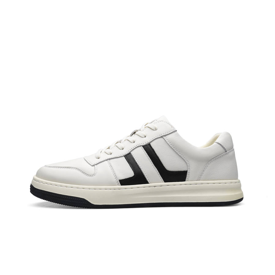 D:FUSE SCANDINAVIA D FUSE SCANDINAVIA Cow Leather Low top Skateboard Shoes Men's White