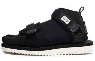Suicoke Maharishi x Suicoke KUNO Low top Beach Sandals Unisex Black