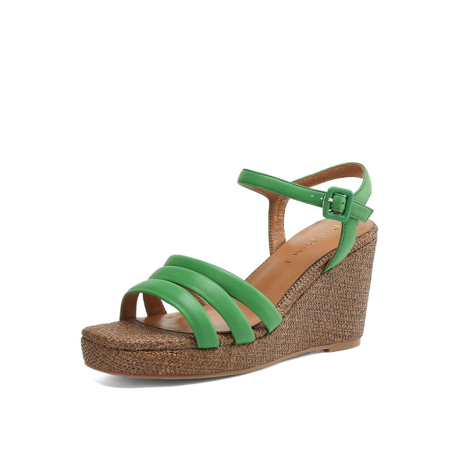 Rosa Bianca Sheepskin One Strap Sandals Women's