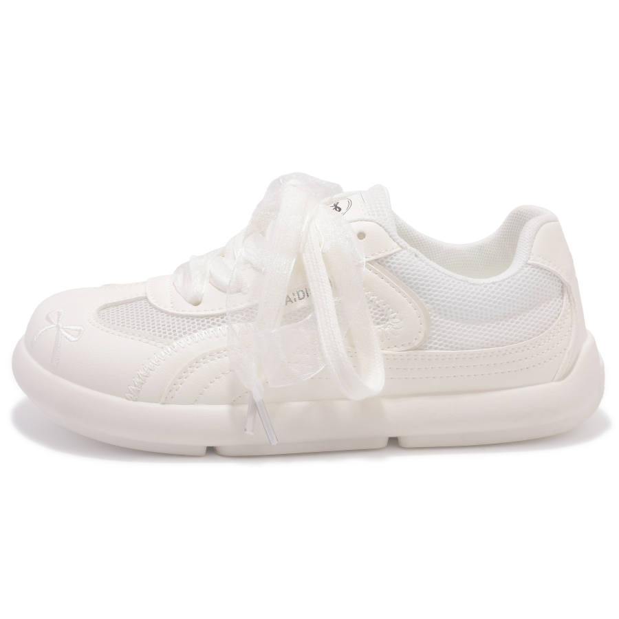 ZHANGXIAOJIE Abrasion Resistant Abrasion Resistant Low top Skateboard Shoes Women's Beige
