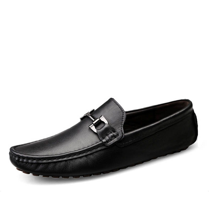 Devanro Devanro Cow Leather Breathable, Lightweight, And Slip Resistant Low top Casual Shoes Men's