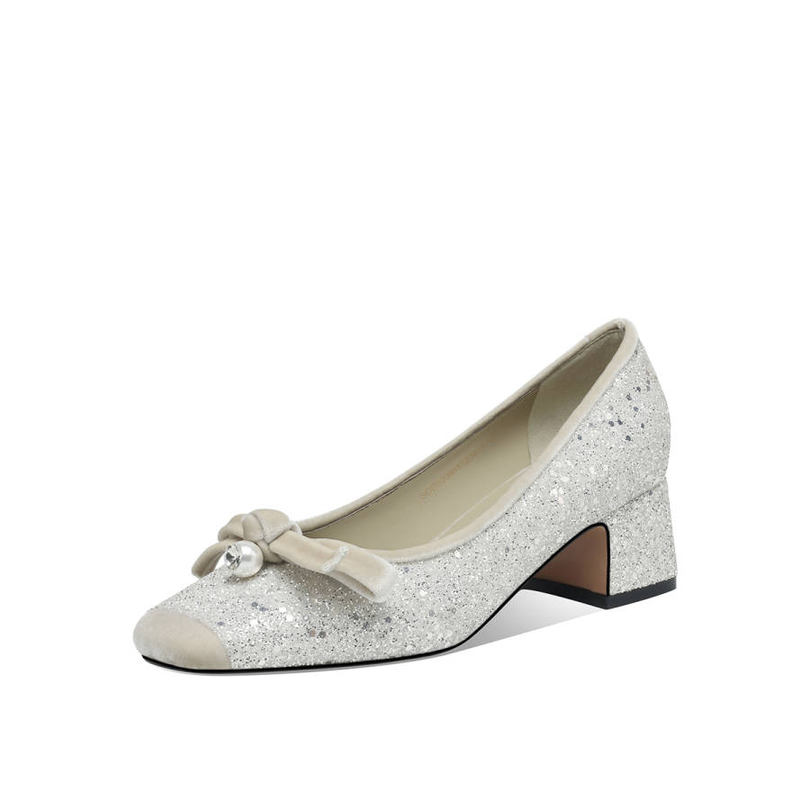 Rosa Bianca Chunky Heel High Heels 4.5cm Women's