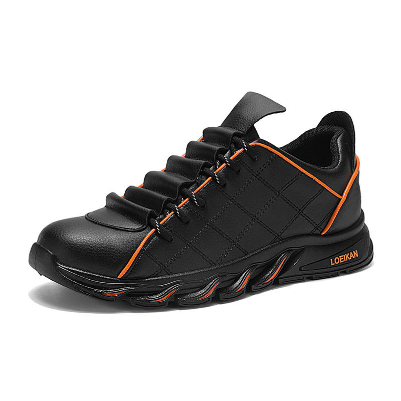 SHOUBA Microfiber Leather Low top Casual Shoes Men's