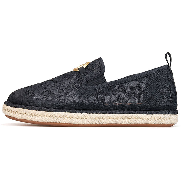 Joy&Mario Espadrilles Women's Black/Ecru/Apricot