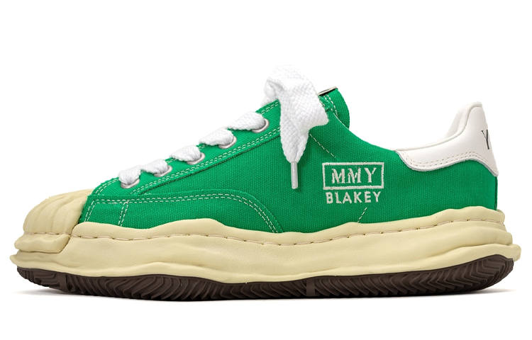 MIHARA YASUHIRO Blakey Canvas Low top Low top Stylish Skateboarding Shoes Unisex Green