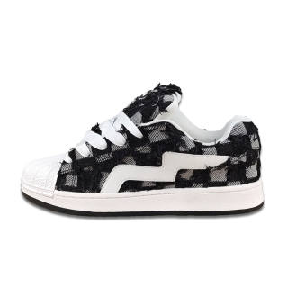 ZUIBANG Abrasion Resistant Height Increasing Abrasion Resistant Height Increasing Low top Skateboard Shoes Unisex