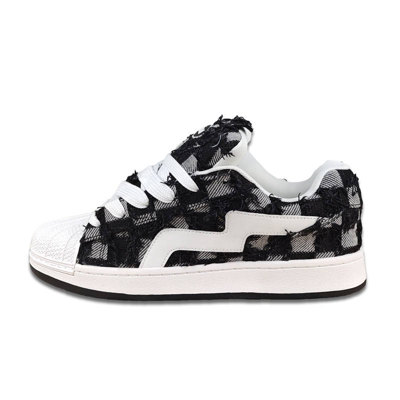 ZUIBANG Abrasion Resistant Height Increasing Abrasion Resistant Height Increasing Low top Skateboard Shoes Unisex