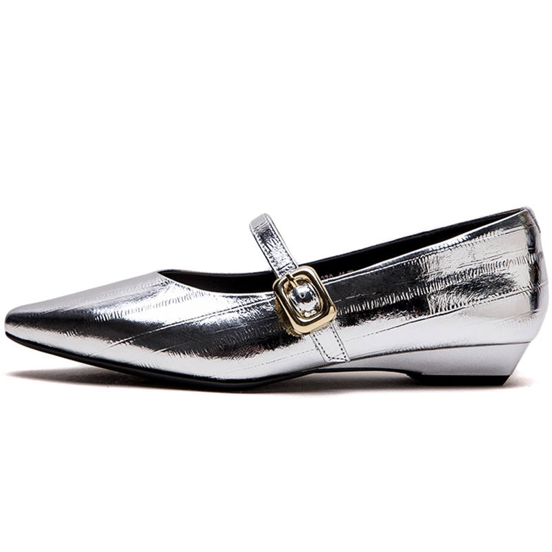 JIEZHOU Top Grain Cow Leather Women's Casual Shoes Women's