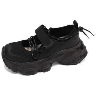 WENPU Fabric Platform Mary Jane Shoes Women's