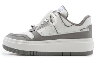 Lucia Tacci Designer Collection Skateboard Shoes Women's Low Top Gray White