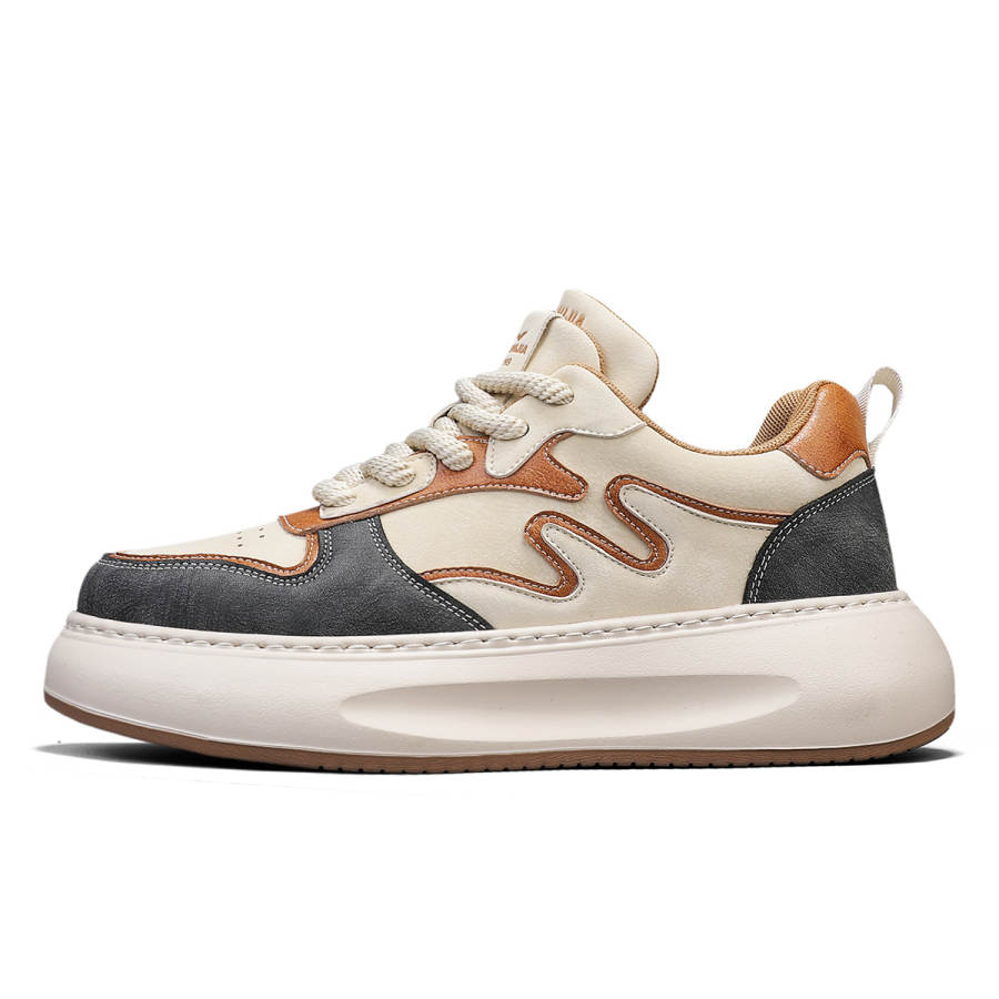 G.N.SHIJIA Abrasion Resistant Height Increasing Abrasion Resistant Height Increasing Low top Casual Shoes Men's