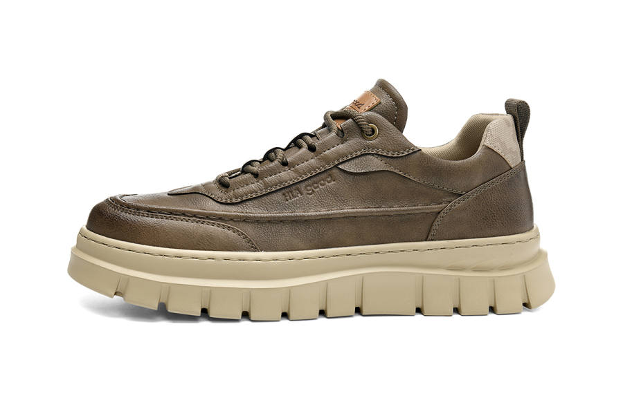 HLA Synthetic Leather Slip Resistant Slip Resistant Low top Casual Shoes Men's