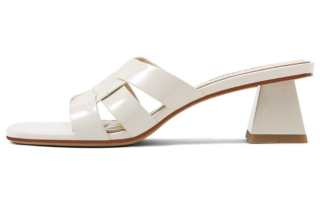 CAMEIDO Microfiber Leather Stylish Sandal Women's White