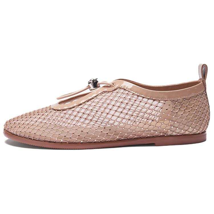 Le Saunda Textile, Cow Leather Casual Shoes Women's