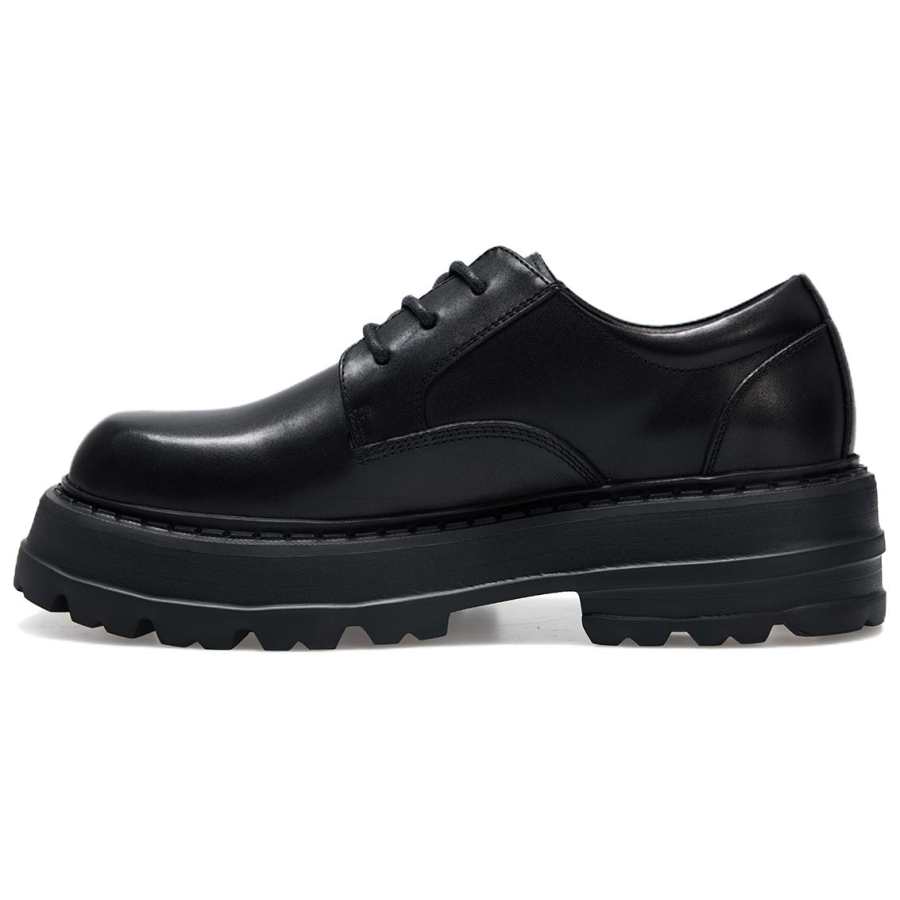 HERBEL Cow Leather Casual Shoes Men's Black