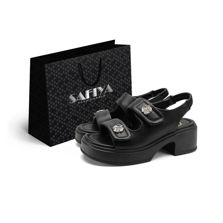 Safiya Top Grain Cow Leather One Strap Sandals Women's