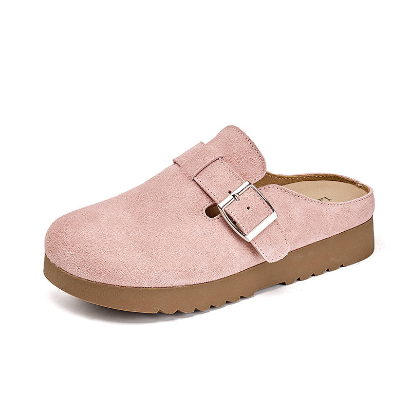 La Chapelle Abrasion Resistant Closed Toe Slippers Women's Pink