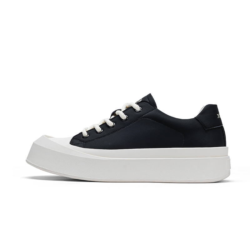 JOSINY Minimalist Old Money Style Black White Classic And Versatile Fashion Matte Premium Driving Date Street Stroll