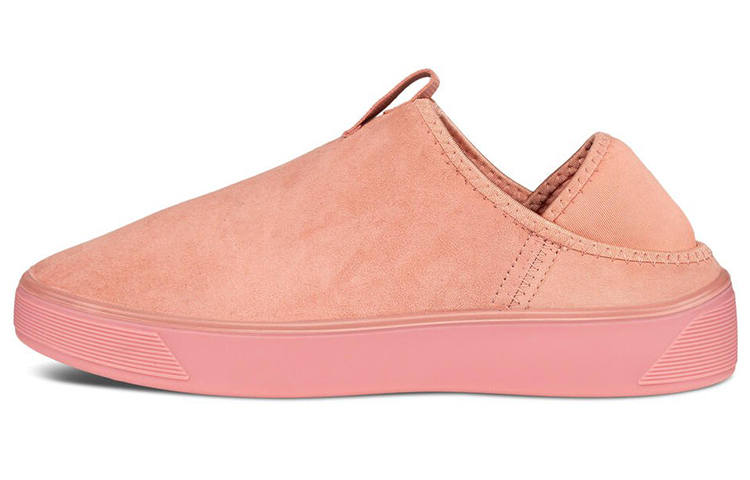 Ecco Street Tray Suede Casual Shoes Women's Rose Red