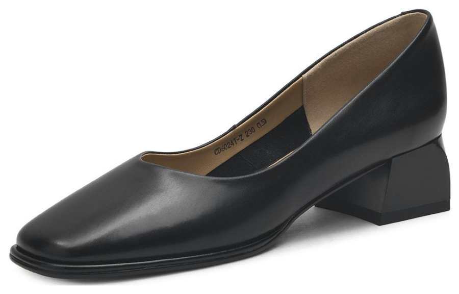 CAMEIDO Chunky Heel High Heels 4cm Women's Black