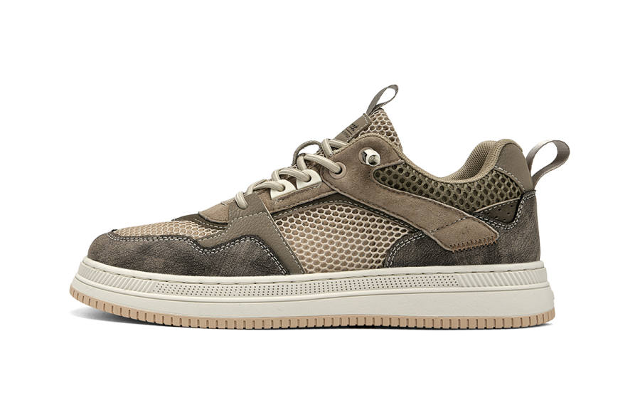 HLA Synthetic Leather, Textile Slip Resistant Low top Skateboard Shoes Men's