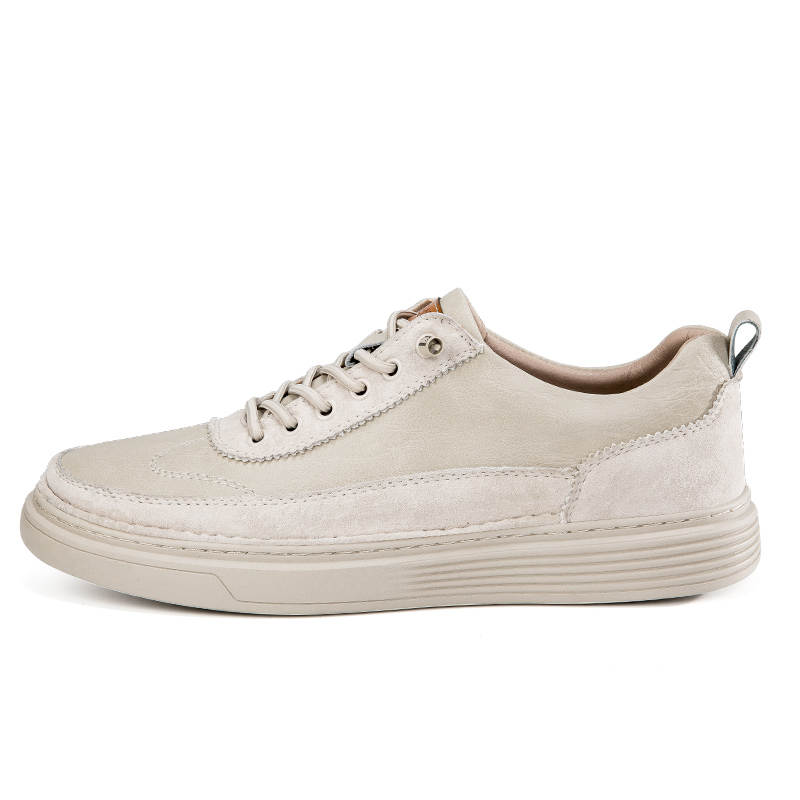 DAOTUSEN Cow Leather Low top Skateboard Shoes Unisex